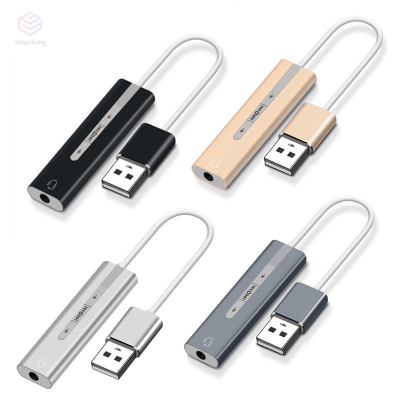 Bộ Chuyển Đổi Thẻ Âm Thanh Usb Sang 3.5 mm 2 Trong 1