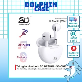 Tai Nghe Bluetooth Không Dây SD One chính hãng SD Design, chất âm hay, Dùng Cho IOS và Androi Bảo hành 12 tháng Dolphin
