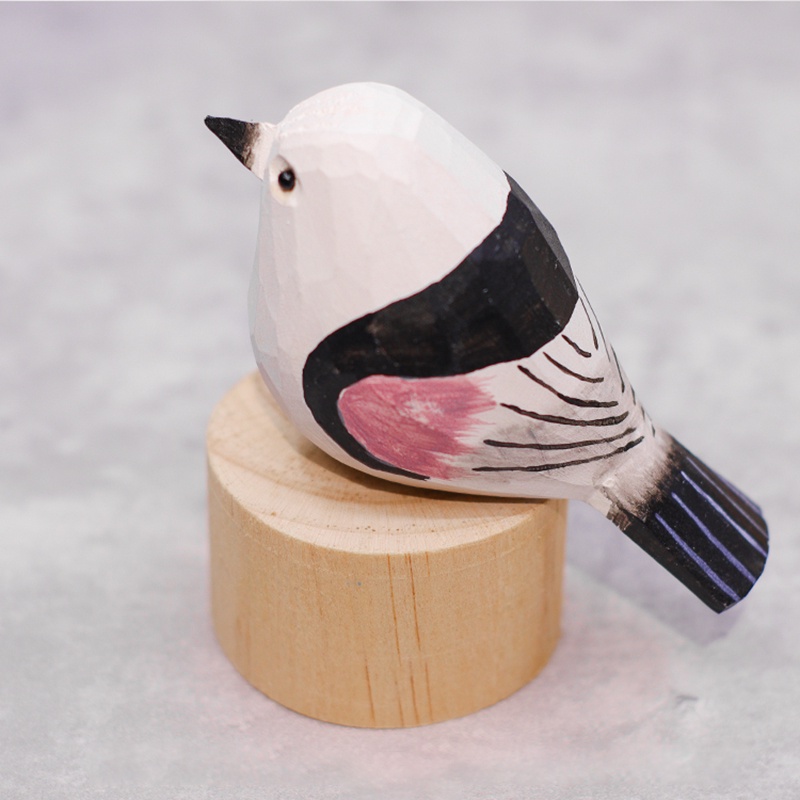 Chú Chim Mập Mạp Bằng Gỗ Dễ Thương Dùng Trang Trí