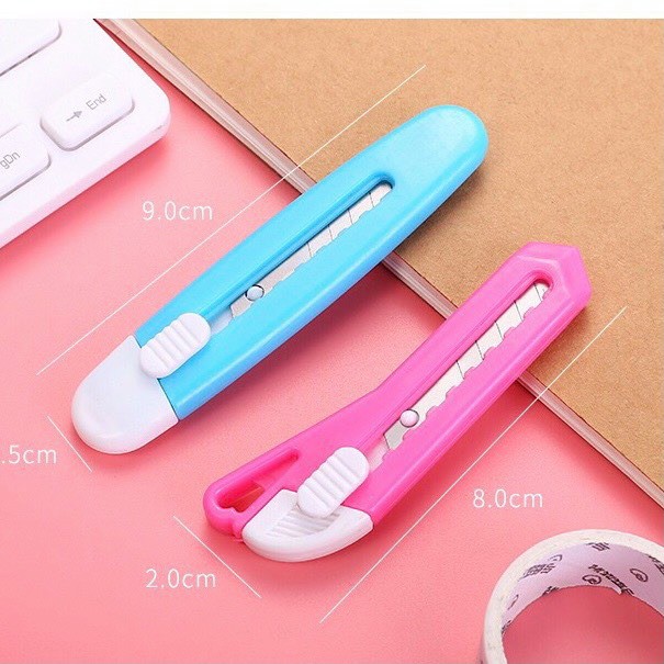 Dao rọc giấy cute Fane cho học sinh văn phòng , dao dọc giấy mini bỏ túi tiện lợi Fane2043