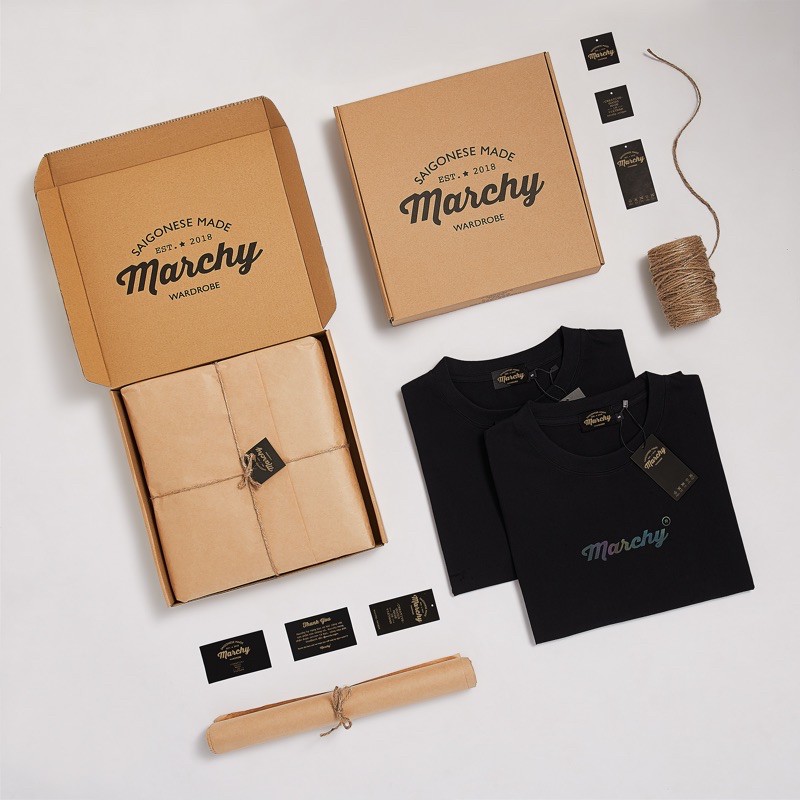 MARCHY - Basic Hoodie SS2 - Áo khoác tròng đầu