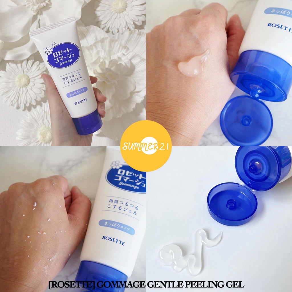 Gel tẩy tế bào chết Rosette Peeling Gel Nhật Bản 120g