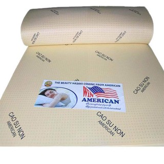 Nệm cao su non American đủ size từ 1,2m đến 1,8m bảo hành 15 năm