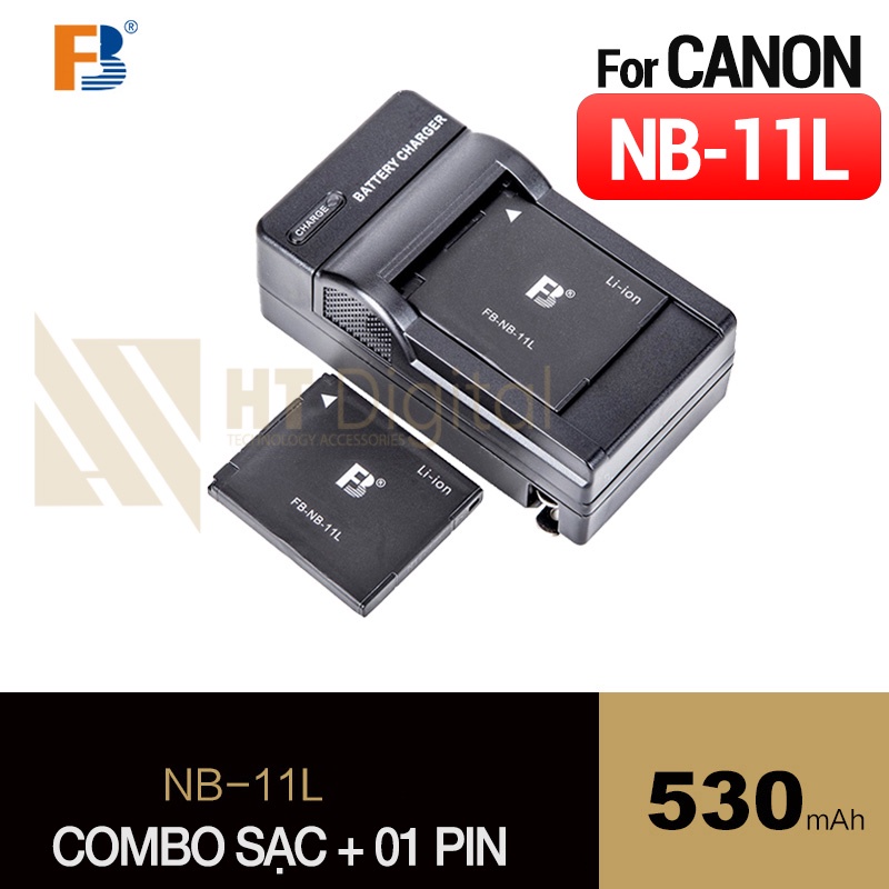 Pin NB-11L Cho Canon A2300 IS, A2400 IS, A2500, A2600, A3400 IS, A3500 IS, A4000 IS, 110 HS, 115 HS, 130 HS, 320 HS 11LH