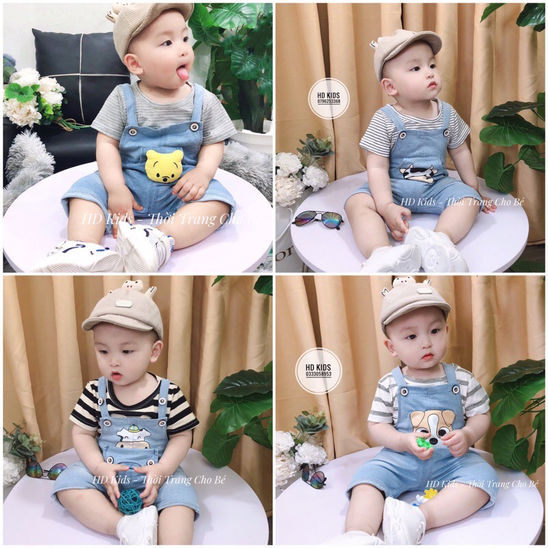 SET YẾM BÒ MỀM BÉ TRAI BÉ GÁI HÌNH CÚN