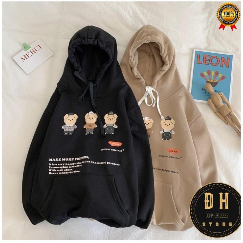 (Mẫu Mới 2021) Áo Hoodie 3 Chú Heo Có Mũ Nam Nữ Chất Nỉ Bông Dày Dặn Form Rộng Unisex- Áo Nỉ Nam Nữ Ulzzang Hoạ Tiết . | BigBuy360 - bigbuy360.vn