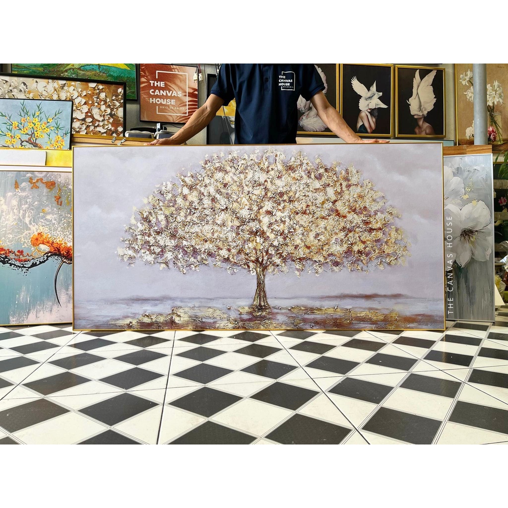Tranh in Canvas Cây Vàng Kim  - The Canvas House