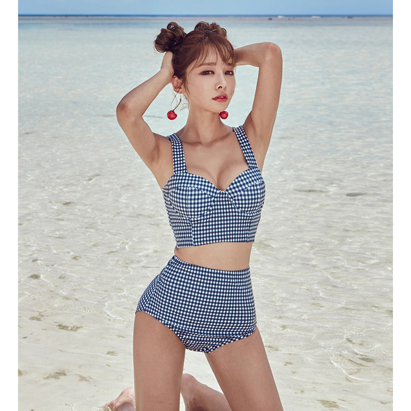 [THANH LÝ] Bộ Đồ bơi Bikini 2 mảnh Caro 9122 [Set Áo bra và quần lót] - CoCo Bikini | BigBuy360 - bigbuy360.vn