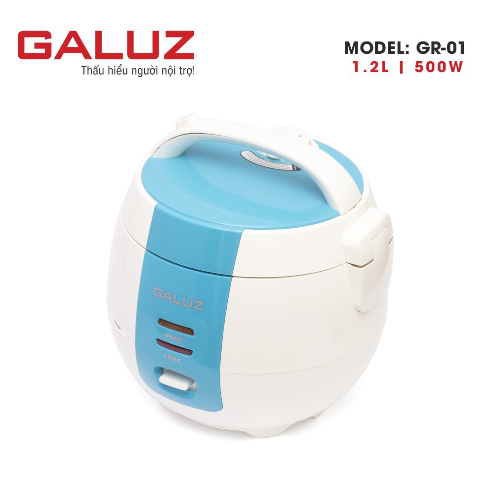 Nồi Cơm Điện Galuz GR-01 Dung Tích 1.2L - Hàng chính hãng