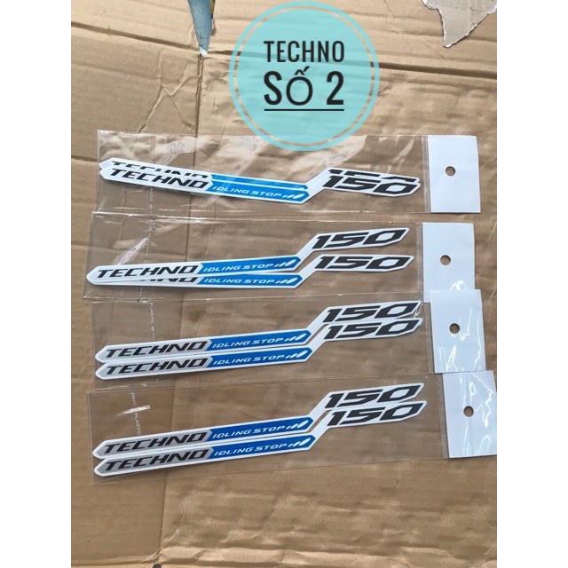 Tem Giấy Techno Idling Stop