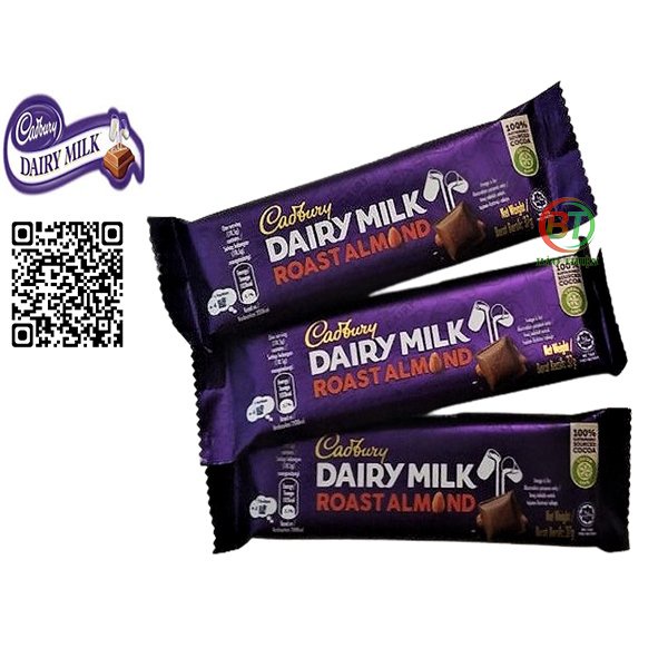 Sô cô la (nhiều vị) Cadbury Dairy Milk thanh 37g và 90g