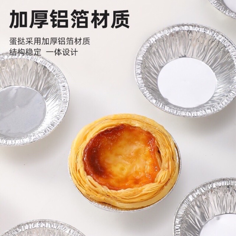 1000 Đế giấy bạc bánh tart dùng 1 lần