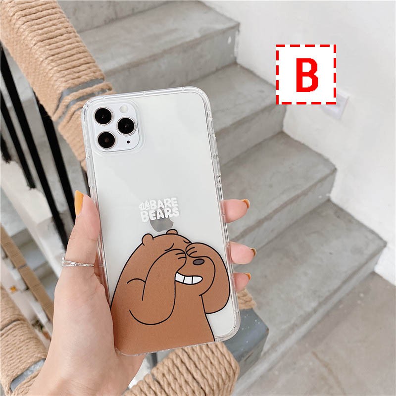 Ốp Lưng Mềm Hình Gấu Cho Iphone 11 Pro Max 7plus 8plus Apple Iphone 12 pro max X Xr Xs Max Iphone 7 8 Plus Se 2020 I6 6s | BigBuy360 - bigbuy360.vn