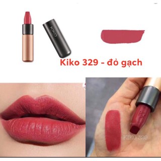 SON KIKO 329 MÀU ĐỎ GẠCH HÀNG CHUẨN Ý