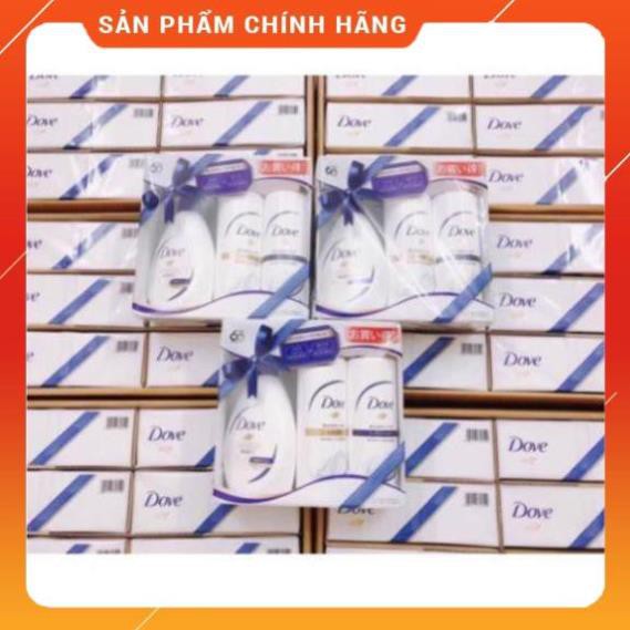 Bộ dầu gội xả tắm DOVE Set 3 Nhật Bản (Japan Domestic)