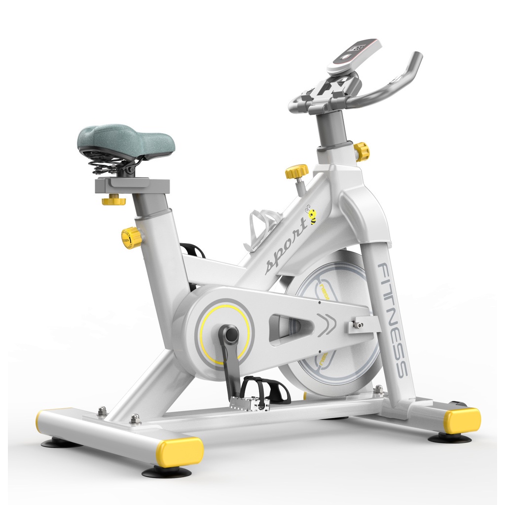 Xe đạp tập thể dục tại nhà Fitness Q8, KHÁNG TỪ không tạo tiếng ồn, Đồng hồ đo nhịp tim, Yên xe mềm và thoáng khí