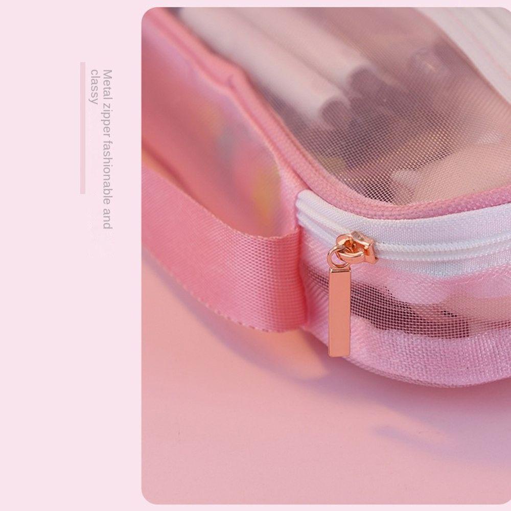 Túi Đựng Bút / Đồ Trang Điểm Đa Năng Sức Chứa Lớn Họa Tiết Hoạt Hình Dễ Thương