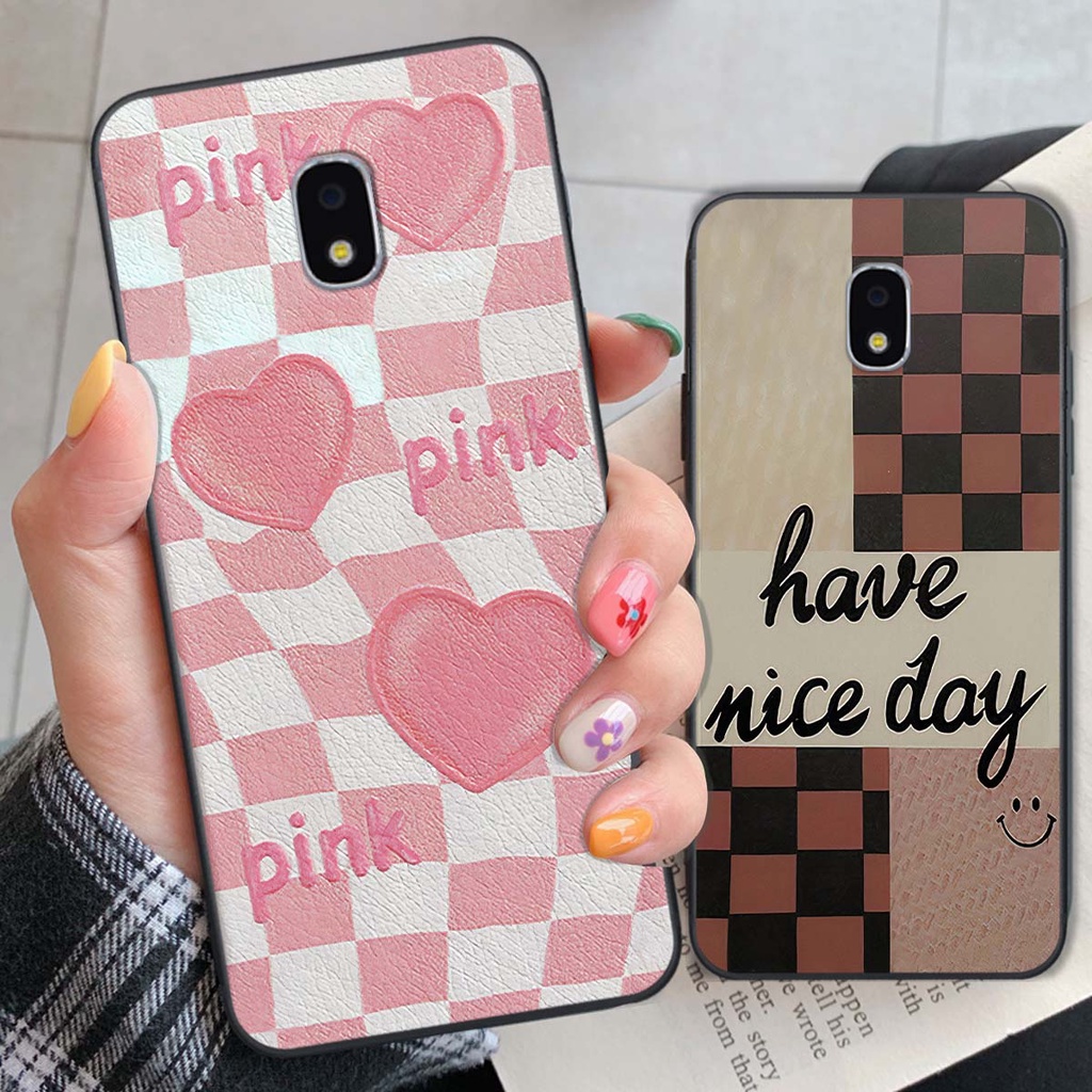 Ốp Samsung J5 Pro caro trái tim cá tính, thời trang siêu đẹp, siêu phong cách
