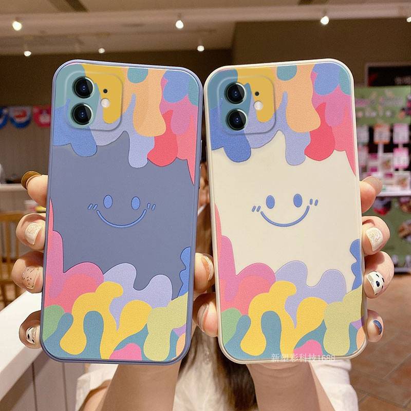 Ốp lưng iPhone Vỏ IPHONE Cầu vồng mặt cười IPHONE13 /6/6p/6s/6sp /7/ 7plus/8 / 8plus / x / xr / xs / 11/12 / pro / max | BigBuy360 - bigbuy360.vn