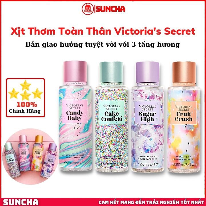 [Hàng Chính Hãng] Xịt thơm toàn thân Victoria's Secret, xịt thơm body hương quyến rũ, BEST SELLER trong nước hoa nữ