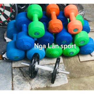 Tạ tay cao cấp ( 1kg, 2kg, 3kg, 4kg, 5kg) hàng loại 1 bọc nhựa dầy đẹp