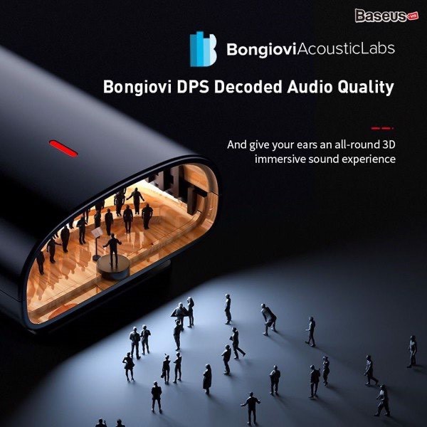 Bộ thu Bluetooth Receiver Baseus BA03 Immersive Virtual 3D (Bongiovi DPS 3D/Live Sound effect APT-X NFC/CVC...) 🍀