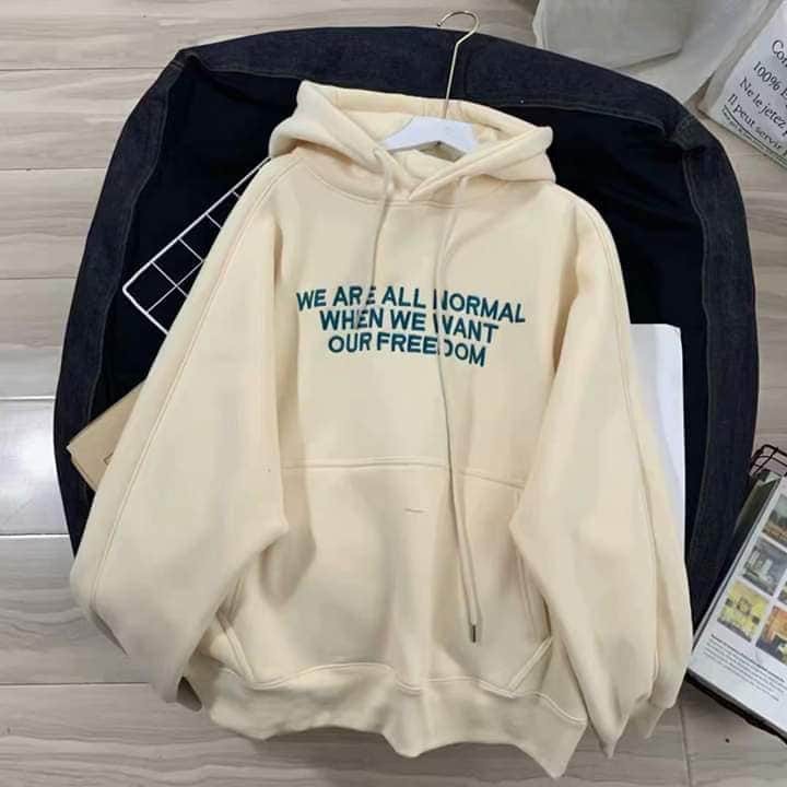 ÁO KHOÁC HOODIE CHUI ĐẦU NAM NỮ PHỐI CHỮ SIÊU ĐẸP CÓ NÓN CÓ DÂY RÚT TEEN