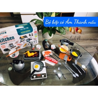 Bộ đồ chơi nấu ăn 36 món - bếp từ có âm thanh nhạc, đồ chơi nấu ăn cho bé từ 2 đến 8 tuổi