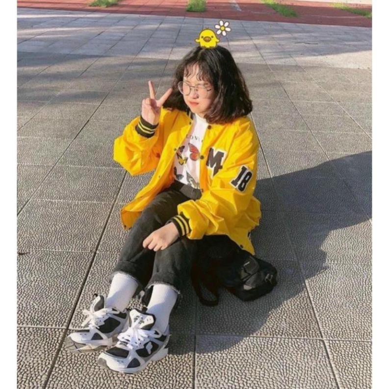 Áo khoác Bomber dù MC MARCUS form rộng 2 lớp nam nữ Unisex siêu phẩm KMG