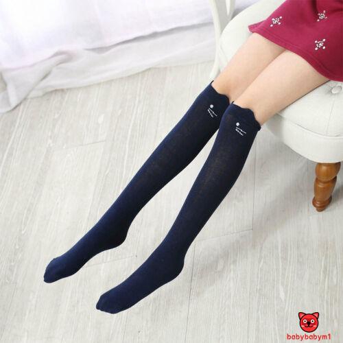 Vớ cotton cổ cao xinh xắn dành cho bé gái từ 3-12 tuổi