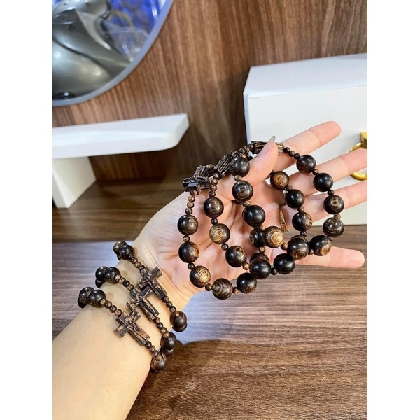 Vòng chuỗi trầm hương mân  côi sánh chìm