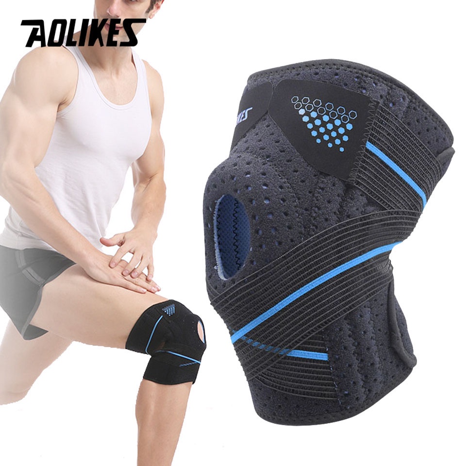 AOLIKES 1 Đai Quấn Bảo Vệ Đầu Gối Khi Chơi Thể Thao