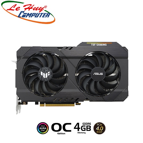 Card màn hình - VGA ASUS TUF Gaming Radeon RX 6500 XT OC 4GB GDDR6 (TUF-RX6500XT-O4G-GAMING)