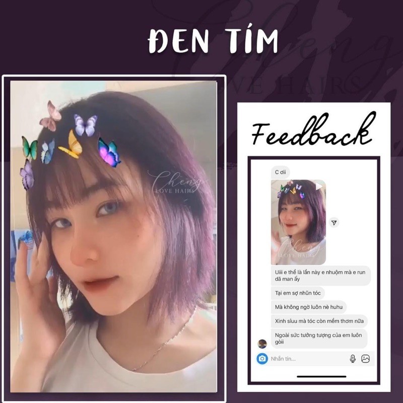 THUỐC NHUỘM TÓC ĐEN TÍM - Lên từ nền đen tự nhiên | BigBuy360 - bigbuy360.vn