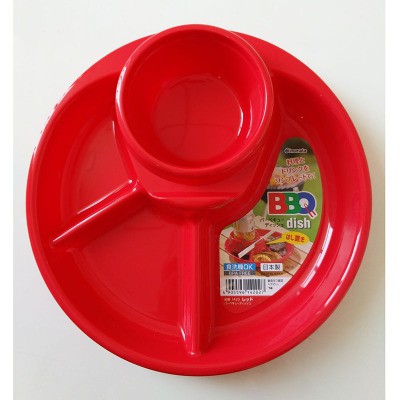 Khay ăn dặm BLW Inomata 4 ngăn- Hàng nội địa Nhật