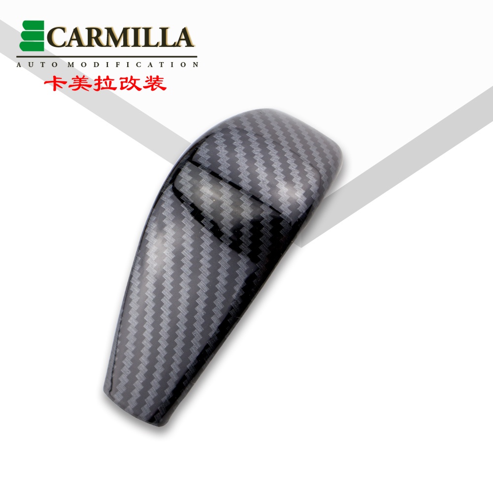 Vỏ bọc cần gạt số xe hơi tự động bằng sợi carbon màu đen cho Ford Everest 2015-2021 2022 + Acc