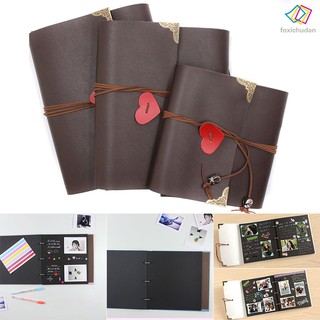 Album hình cưới bìa da phong cách cổ điển DIY