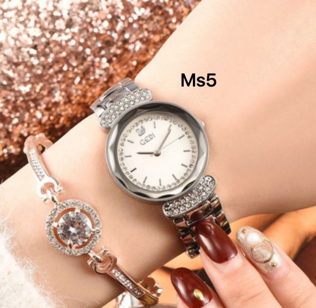 (Thanh lý 179k--&gt; 139k) Đồng Hồ Nữ GEDI 9096 Chính Hãng Dây Thép Đặc Cam Kết Không Gỉ