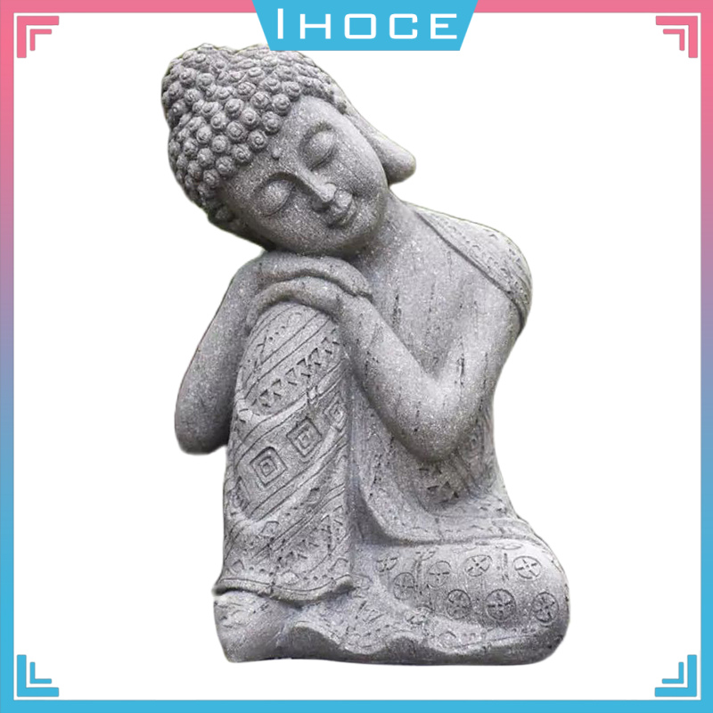 Mô Hình Tượng Phật Đang Ngủ Bằng Nhựa Resin Sáng Tạo Làm Quà Tặng / Trang Trí Nội Thất