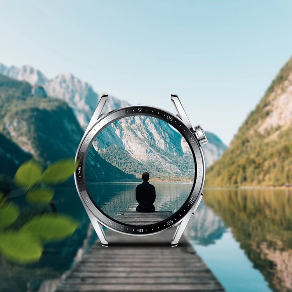 Kính cường lực 3D mềm bảo vệ màn hình cho Huawei Watch GT 2 Pro GT 3 46MM 42MM