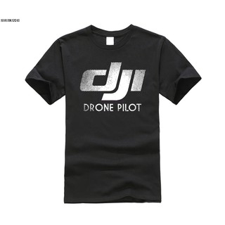 Ngộ nghĩnh Nam Áo Thun Mới Lạ Dji Spark Dji Drone Phantom 4 Phi Công Áo nam Thời Trang Cotton Áo nam Tee-Shirt