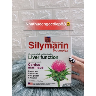 (CHÍNH HÃNG)Viên bổ gan Silymarin B-complex Extra h/100v