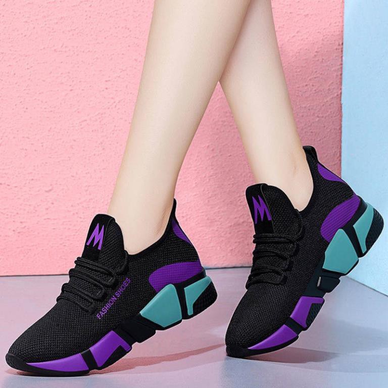 | Xả Xả| [ẢNH THẬT] Giày thể thao nữ fashion sport khỏe khoắn, siêu nhẹ TOP CHAY Có Sẵn Có Sẵn . 👟