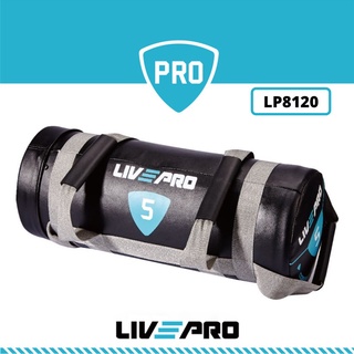 Bao tạ cát tập thể lực gym 5kg chất liệu cao cấp tại nhà livepro chính hãng lp8120 power bag