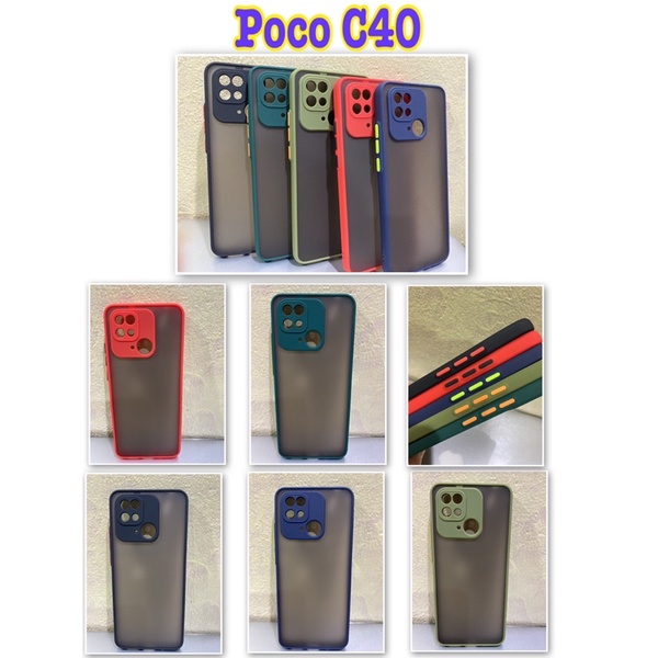 Ốp điện thoại mềm Poco C40 mới cho C40