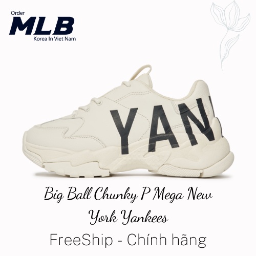 MLB VietNam Giày MLB Korea chính hãng Big Ball Chunky P Mega New York Yankees 3ASHC2B2N-50WHS