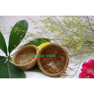 Thúng tre, trang trí, thúng dây cước mini