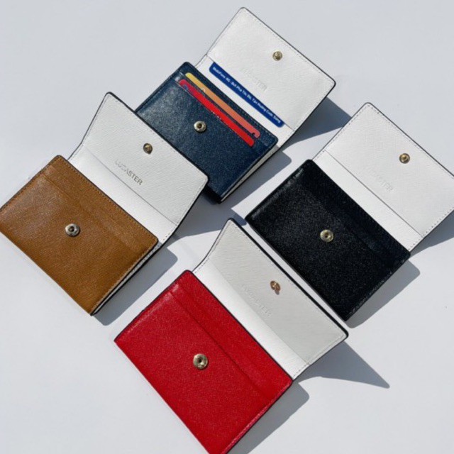 (da thật) ví nữ mini da thật cao cấp ,ví nữ da thật thời trang Lucaster -LR2001 -BH 12 tháng-có hộp để tặng quà