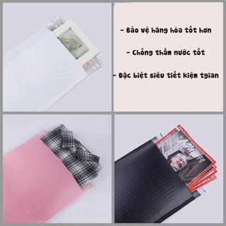 Link 10 túi bóng khí gói hàng túi niêm phong lót bóng khí tự niêm phong nhiều kích thước