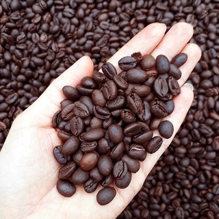 1kg Cà Phê Hạt Robusta Nguyên Chất Rang Mộc 100% hạt cà phê từ dak lak